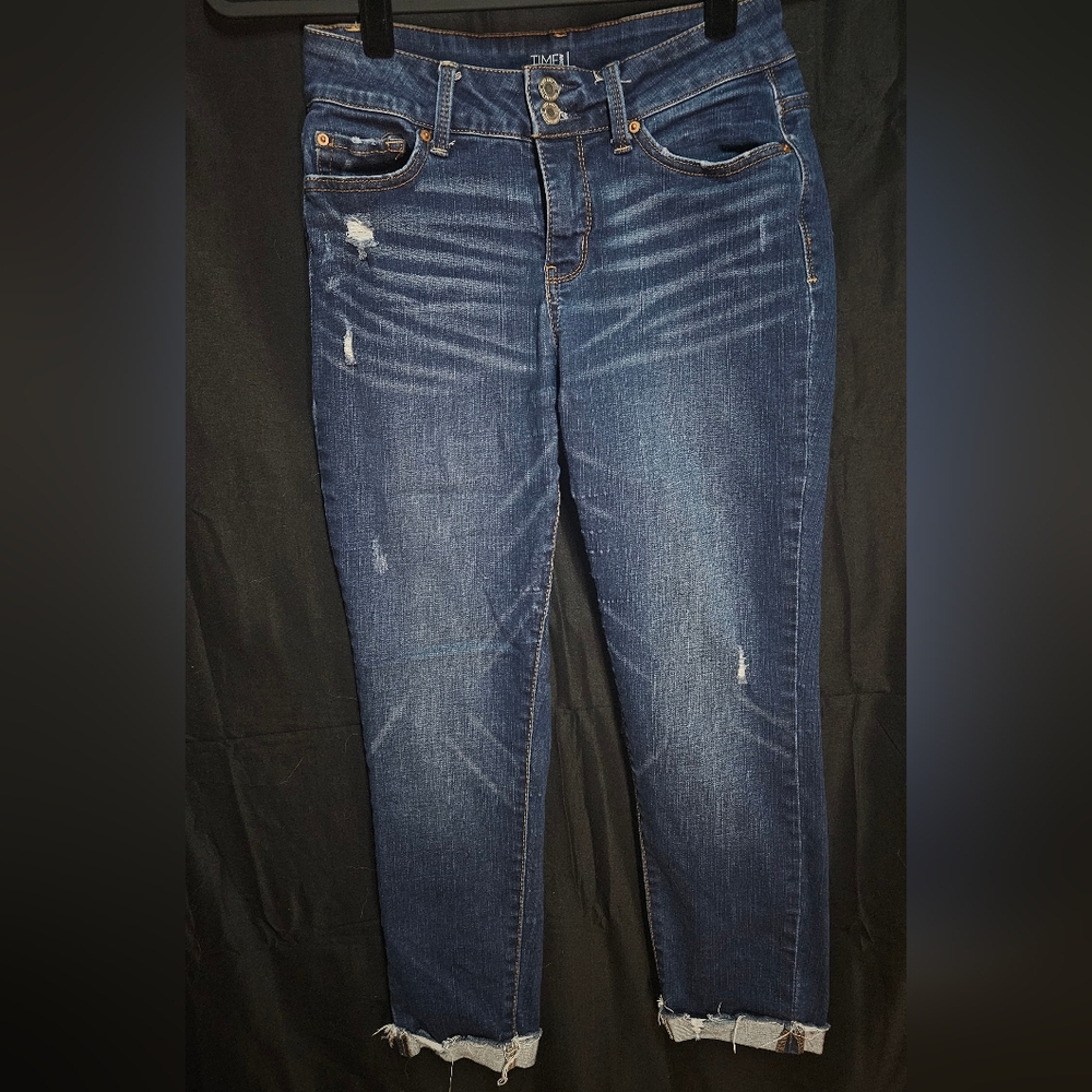 Time and Tru Women's Dark Blue Skinny Jeans